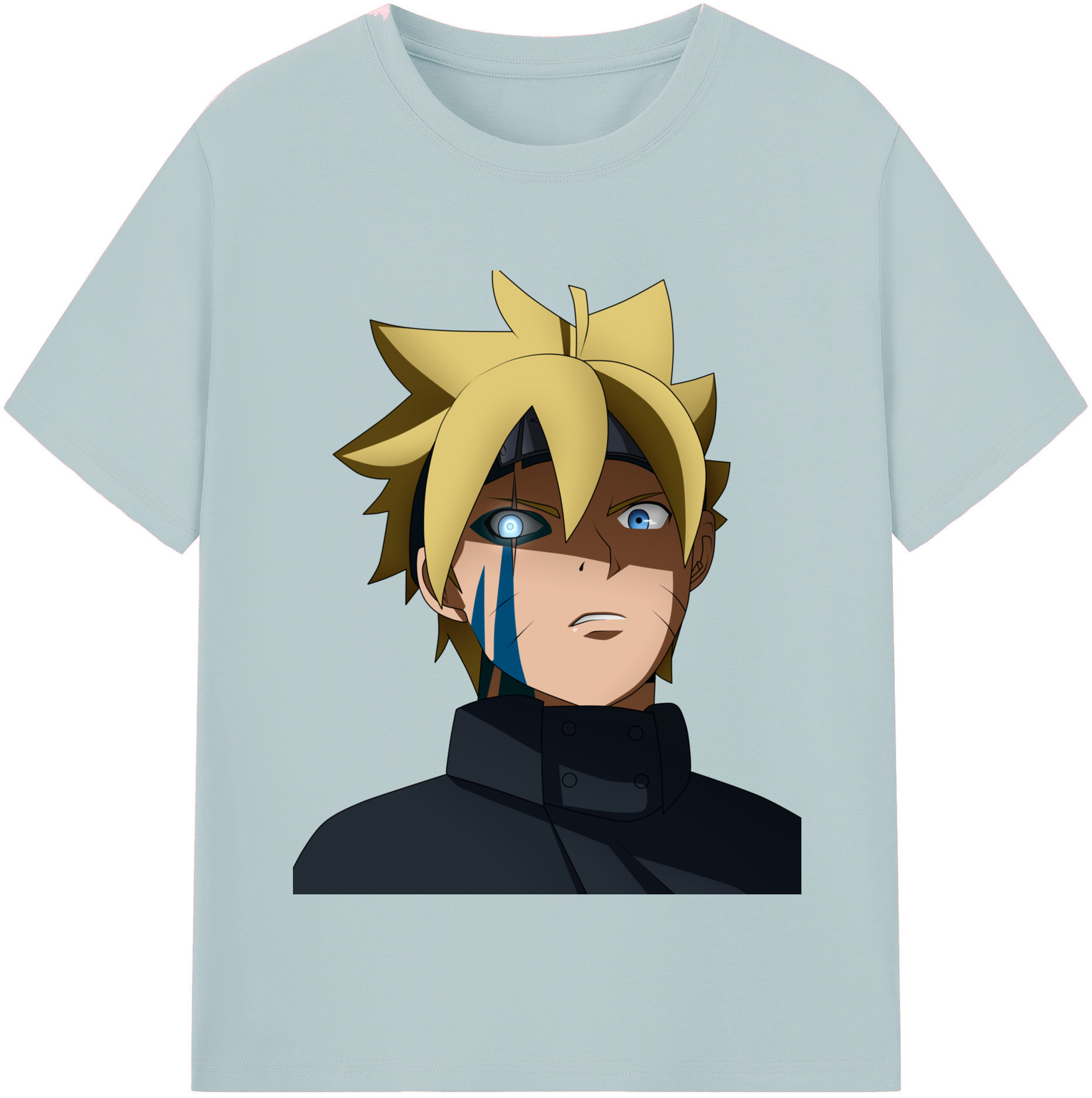（画像用） NARUTO -ナルト- うずまき ボルト Uzumaki Boruto 綿100％半袖Tシャツ（フロントプリント）